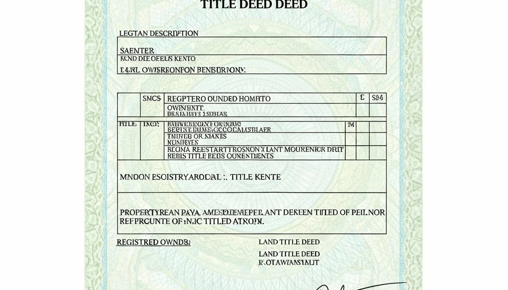 title deed cop