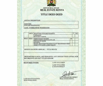 title deed cop