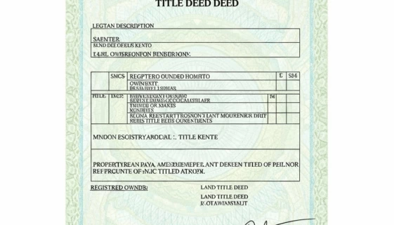 title deed cop