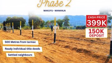 Zawadi Gardens Makuyu-Mananja – Plots for Sale