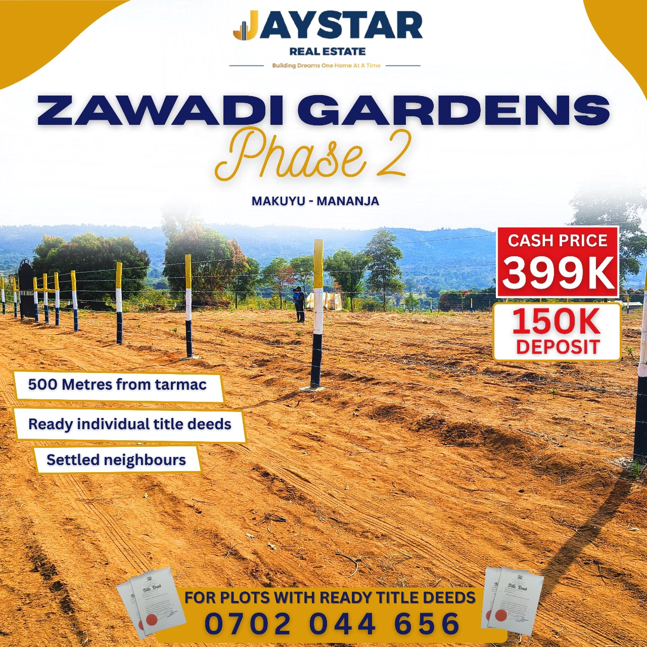 Zawadi Gardens Makuyu-Mananja – Plots for Sale